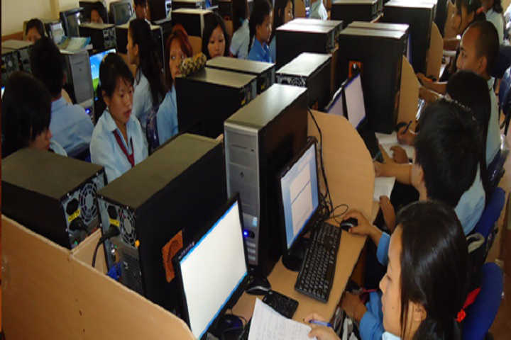 Saint Claret College, Ziro (Also known as: SCCZ) IT Lab of Saint Claret College Ziro
